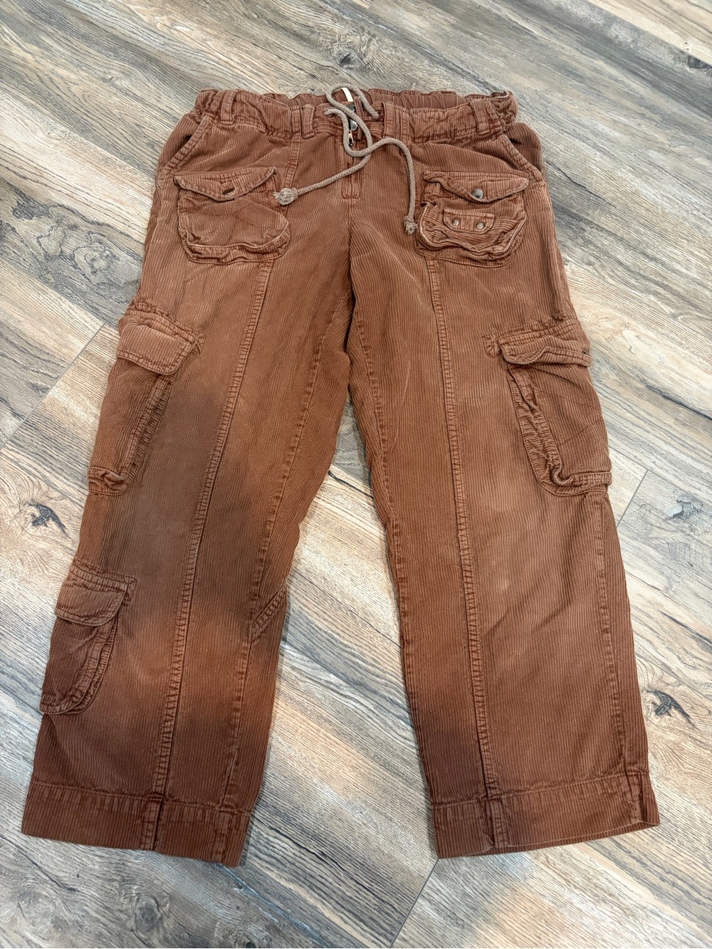 Free People Dusty Rose Cargo Pants